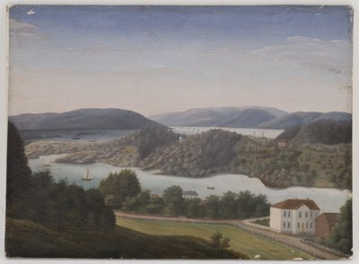 View from Schafteløkken towards Bygdøy by Unbekannt Unbekannt